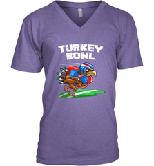 Cool Turkey Bowl _ Funny Thanksgiving Football Player Gift Men's V-Neck Men's V-Neck - HHHstores