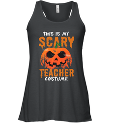 This Is My Scary Teacher Costume Halloween Gift Women's Racerback Tank