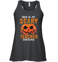 This Is My Scary Teacher Costume Halloween Gift Women's Racerback Tank Women's Racerback Tank - HHHstores