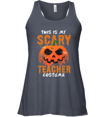 This Is My Scary Teacher Costume Halloween Gift Women's Racerback Tank Women's Racerback Tank - HHHstores