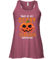 This Is My Scary Teacher Costume Halloween Gift Women's Racerback Tank Women's Racerback Tank - HHHstores