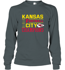 Kansas City Football Champions Vintage KC Distressed Gift Long Sleeve T-Shirt Long Sleeve T-Shirt - HHHstores