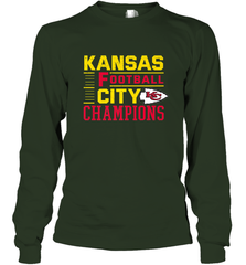 Kansas City Football Champions Vintage KC Distressed Gift Long Sleeve T-Shirt Long Sleeve T-Shirt - HHHstores
