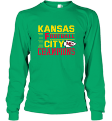 Kansas City Football Champions Vintage KC Distressed Gift Long Sleeve T-Shirt Long Sleeve T-Shirt - HHHstores