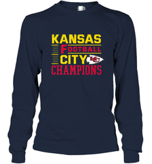 Kansas City Football Champions Vintage KC Distressed Gift Long Sleeve T-Shirt Long Sleeve T-Shirt - HHHstores