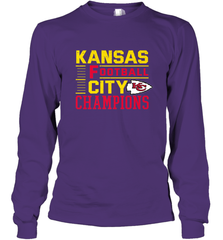 Kansas City Football Champions Vintage KC Distressed Gift Long Sleeve T-Shirt Long Sleeve T-Shirt - HHHstores