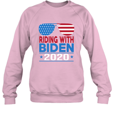 Riding With Biden Joe Biden 2020 For President Vote Gift Crewneck Sweatshirt Crewneck Sweatshirt - HHHstores
