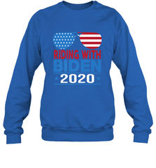Riding With Biden Joe Biden 2020 For President Vote Gift Crewneck Sweatshirt Crewneck Sweatshirt - HHHstores