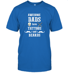 Awesome dads have tattoo and beards Happy Father's day Men's T-Shirt Men's T-Shirt - HHHstores