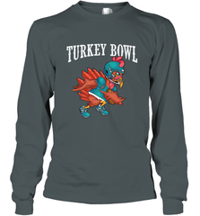 Cool Turkey Bowl _ Funny Thanksgiving Football Player Long Sleeve T-Shirt Long Sleeve T-Shirt - HHHstores