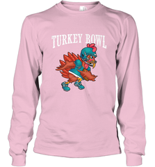 Cool Turkey Bowl _ Funny Thanksgiving Football Player Long Sleeve T-Shirt Long Sleeve T-Shirt - HHHstores
