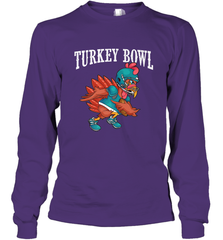 Cool Turkey Bowl _ Funny Thanksgiving Football Player Long Sleeve T-Shirt Long Sleeve T-Shirt - HHHstores
