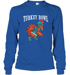 Cool Turkey Bowl _ Funny Thanksgiving Football Player Long Sleeve T-Shirt Long Sleeve T-Shirt - HHHstores