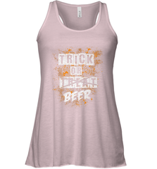 Trick or Beer Funny Halloween Trick or Treat Women's Racerback Tank Women's Racerback Tank - HHHstores