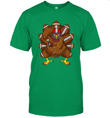 Cool Turkey Football Feathers Funny Thanksgiving Sports Men's T-Shirt Men's T-Shirt - HHHstores