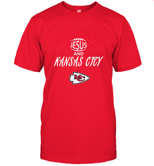 Sundays Are For Jesus and Kansas City Funny Football Men's T-Shirt Men's T-Shirt - HHHstores