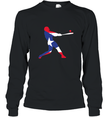Puerto Rico Baseball Shirt  Cute Famous Island Game Gift Long Sleeve T-Shirt Long Sleeve T-Shirt - HHHstores