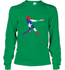 Puerto Rico Baseball Shirt  Cute Famous Island Game Gift Long Sleeve T-Shirt Long Sleeve T-Shirt - HHHstores