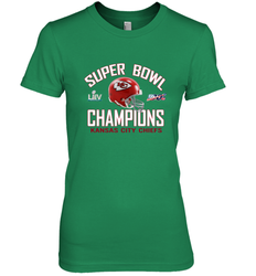 NFL super bowl Kansas City Chiefs Logo Helmet champions Women's Premium T-Shirt