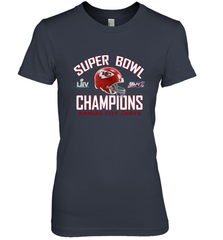 NFL super bowl Kansas City Chiefs Logo Helmet champions Women's Premium T-Shirt Women's Premium T-Shirt - HHHstores