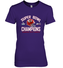 NFL super bowl Kansas City Chiefs Logo Helmet champions Women's Premium T-Shirt Women's Premium T-Shirt - HHHstores