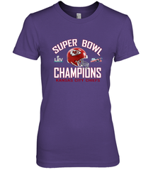 NFL super bowl Kansas City Chiefs Logo Helmet champions Women's Premium T-Shirt Women's Premium T-Shirt - HHHstores