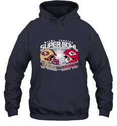 NFL Super bowl San Francisco 49ers vs. Kansas City Chiefs Hooded Sweatshirt