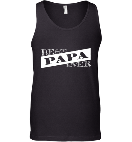 Best Papa Ever  Father's Day Men's Tank Top Men's Tank Top / Black / XS Men's Tank Top - HHHstores