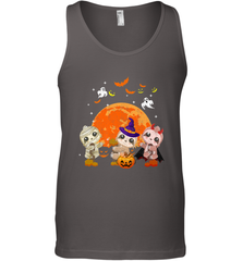 Three Sloths Halloween T shirt Mummy Pumpkin Moon Men's Tank Top Men's Tank Top - HHHstores