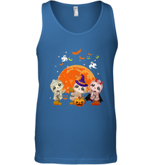 Three Sloths Halloween T shirt Mummy Pumpkin Moon Men's Tank Top Men's Tank Top - HHHstores