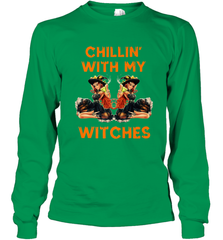 Cool Chillin With My Witches Halloween Costume Long Sleeve T-Shirt Long Sleeve T-Shirt - HHHstores