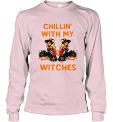 Cool Chillin With My Witches Halloween Costume Long Sleeve T-Shirt Long Sleeve T-Shirt - HHHstores