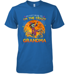 You can't scare me I'm the crazy grandma halloween Men's Premium T-Shirt Men's Premium T-Shirt - HHHstores