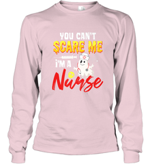 You Can't Scare Me I'm A Nurse Funny Halloween Witch Hat Long Sleeve T-Shirt Long Sleeve T-Shirt - HHHstores