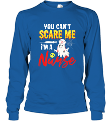 You Can't Scare Me I'm A Nurse Funny Halloween Witch Hat Long Sleeve T-Shirt Long Sleeve T-Shirt - HHHstores