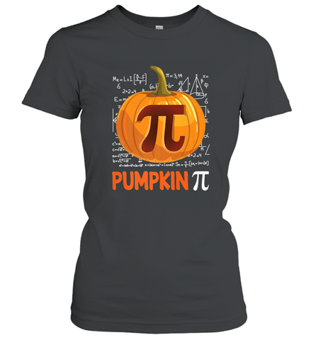Pumpkin Pi Shirt Math Halloween Thanksgiving Costume Pie Day Women's T-Shirt Women's T-Shirt / Black / S Women's T-Shirt - HHHstores