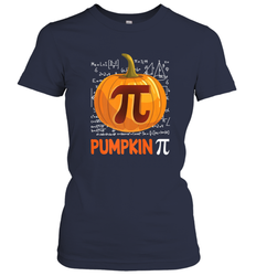 Pumpkin Pi Shirt Math Halloween Thanksgiving Costume Pie Day Women's T-Shirt