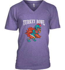 Cool Turkey Bowl _ Funny Thanksgiving Football Player Men's V-Neck Men's V-Neck - HHHstores