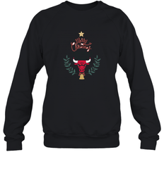 NBA Chicago Bulls Logo merry Christmas gilf Crewneck Sweatshirt