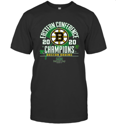 NHL ST PATRICK'S DAY Boston Bruins Fanatics 2020 Eastern Conference Champions Defensive Zone Men's T-Shirt