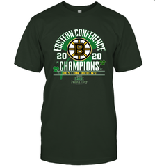 NHL ST PATRICK'S DAY Boston Bruins Fanatics 2020 Eastern Conference Champions Defensive Zone Men's T-Shirt Men's T-Shirt - HHHstores