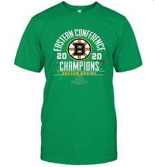 NHL ST PATRICK'S DAY Boston Bruins Fanatics 2020 Eastern Conference Champions Defensive Zone Men's T-Shirt Men's T-Shirt - HHHstores