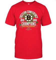 NHL ST PATRICK'S DAY Boston Bruins Fanatics 2020 Eastern Conference Champions Defensive Zone Men's T-Shirt Men's T-Shirt - HHHstores