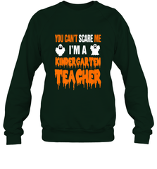 You Can't Scare Me I'm A Kindergarten Teacher Halloween Crewneck Sweatshirt Crewneck Sweatshirt - HHHstores