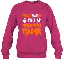 You Can't Scare Me I'm A Kindergarten Teacher Halloween Crewneck Sweatshirt Crewneck Sweatshirt - HHHstores