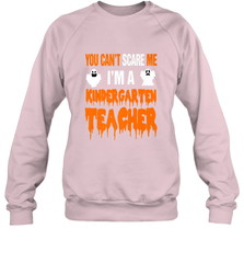 You Can't Scare Me I'm A Kindergarten Teacher Halloween Crewneck Sweatshirt Crewneck Sweatshirt - HHHstores