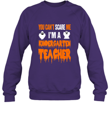You Can't Scare Me I'm A Kindergarten Teacher Halloween Crewneck Sweatshirt Crewneck Sweatshirt - HHHstores