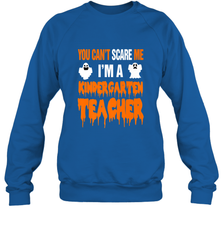 You Can't Scare Me I'm A Kindergarten Teacher Halloween Crewneck Sweatshirt Crewneck Sweatshirt - HHHstores