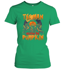 Mens Halloween Fun Dad The Man Behind Pumpkin Gift Women's T-Shirt Women's T-Shirt - HHHstores