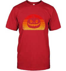 Retro Pumpkin Silhouette  Vintage Halloween Men's T-Shirt Men's T-Shirt - HHHstores